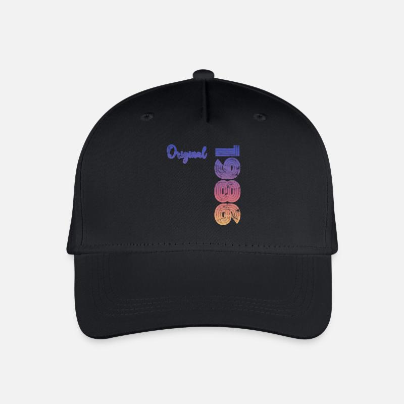 Millésime 1986 - Casquette de baseball bio Enfant - noir