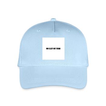 404 Sleep Not Found - Organic Kids’ Baseball Cap - light blue - Front