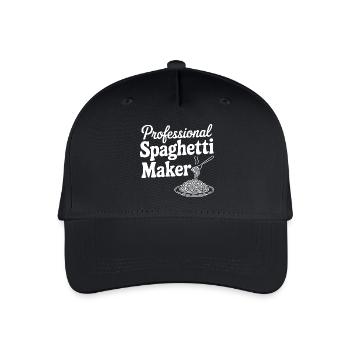 Professioneller Spaghetti-Hersteller - Kinder Bio Basecap - Schwarz - Vorne