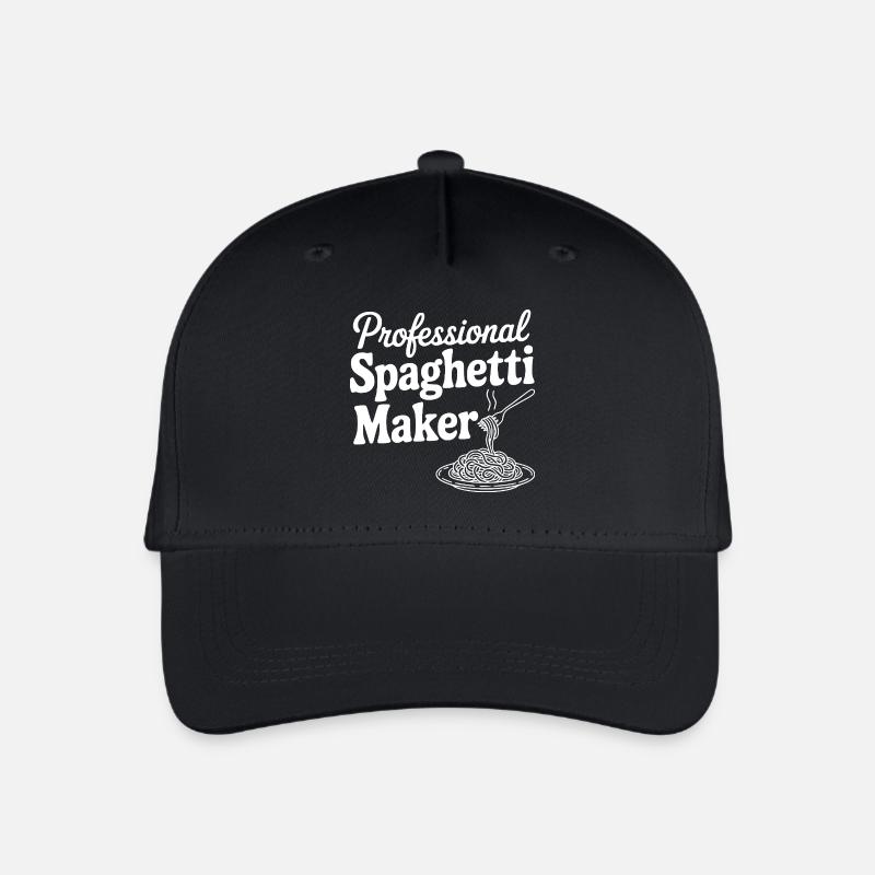 Professioneller Spaghetti-Hersteller - Kinder Bio Basecap - Schwarz