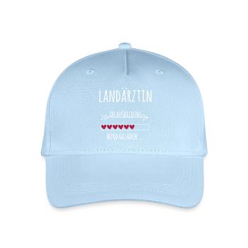 Landärztin Ausbildung Medizinstudium Ärztin - Kinder Bio Basecap - Hellblau - Vorne