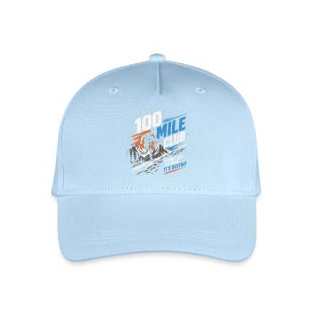 Trailrunning – 100-Meilen-Club - Kinder Bio Basecap - Hellblau - Vorne