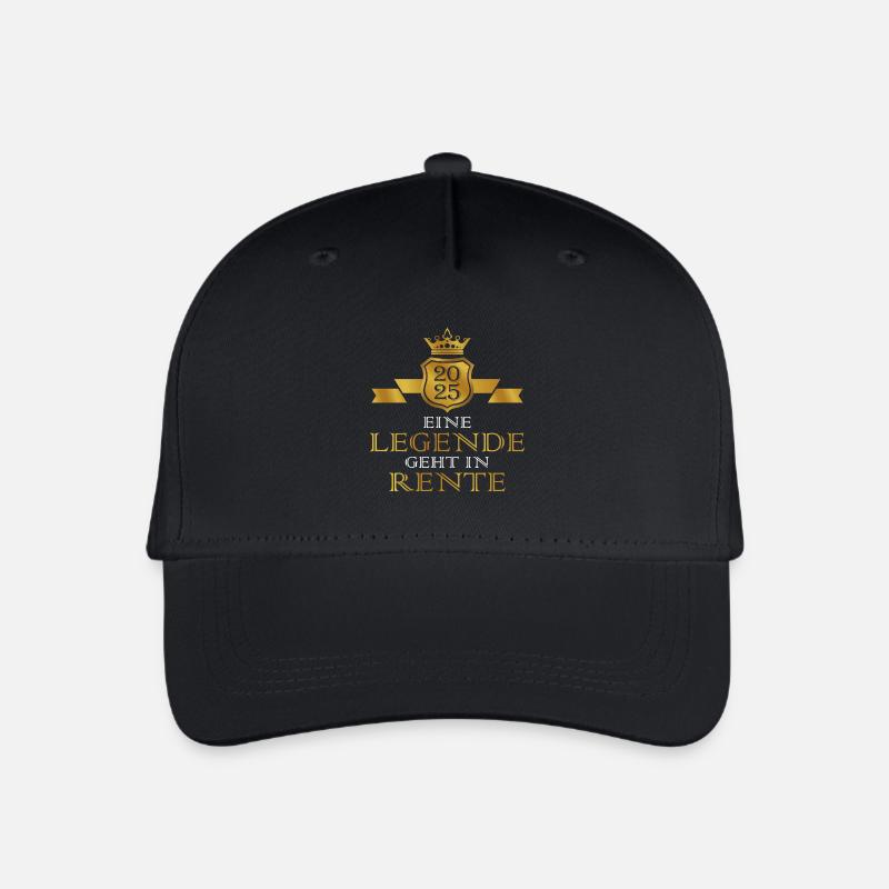 A legend retires - Organic Kids’ Baseball Cap - black
