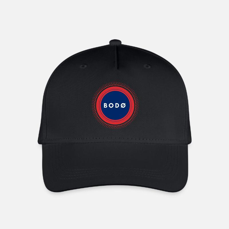 Bodo Norwegen - Kinder Bio Basecap - Schwarz