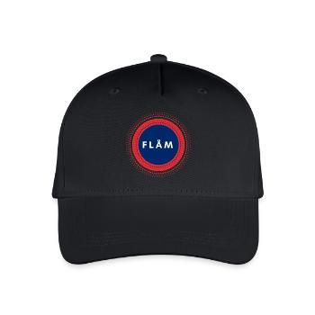 Flam Norwegen - Kinder Bio Basecap - Schwarz - Vorne