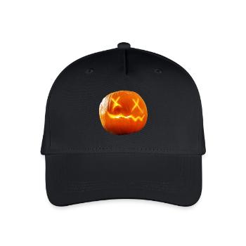 Pumpkin Glow - Organic Kids’ Baseball Cap - black - Front