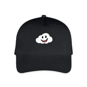 Émotions Sentiments Amical Nuage Ciel - Casquette de baseball bio Enfant - noir - Devant