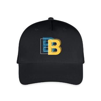 Lettre initiale B b - Casquette de baseball bio Enfant - noir - Devant