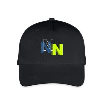N Letter - Organic Kids’ Baseball Cap - black - Front