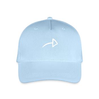 Pfeil nach rechts - Kinder Bio Basecap - Hellblau - Vorne