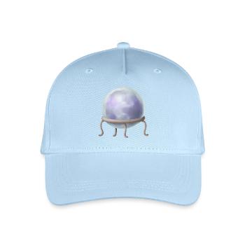 Fortune Teller Ball Mystic Design - Organic Kids’ Baseball Cap - light blue - Front