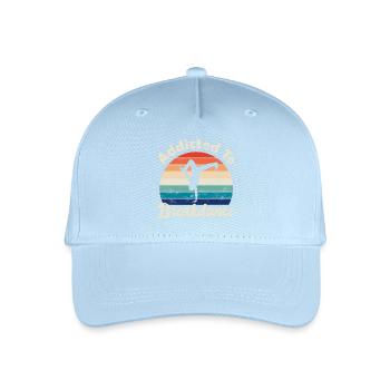 Breakdancing - Organic Kids’ Baseball Cap - light blue - Front
