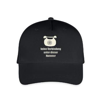 téléphone - Casquette de baseball bio Enfant - noir - Devant