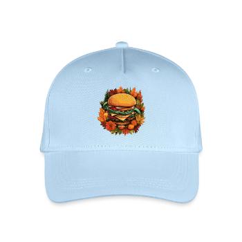 Herbst Hamburger Bunte Blätter - Kinder Bio Basecap - Hellblau - Vorne