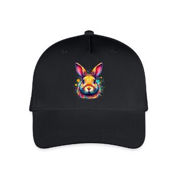 Lapin - Casquette de baseball bio Enfant - noir - Devant