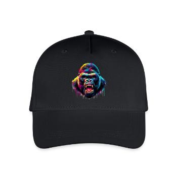 Gorilla - Organic Kids’ Baseball Cap - black - Front