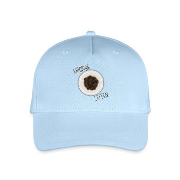 Haarige Zeiten - Kinder Bio Basecap - Hellblau - Vorne