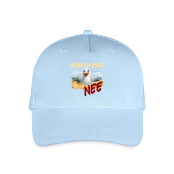 Bevor du fragst - Nee - Kinder Bio Basecap - Hellblau - Vorne