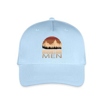 Mountain Men - Kinder Bio Basecap - Hellblau - Vorne