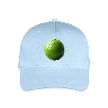 Citron vert frais – nature minimaliste - Casquette de baseball bio Enfant - bleu clair - Devant
