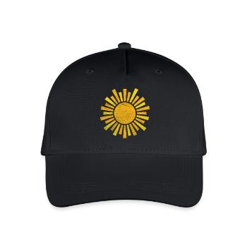 Sun - Organic Kids’ Baseball Cap - black - Front