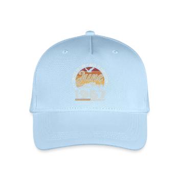 June 1967 58th Anniversary Gift June 1967 Retro - Organic Kids’ Baseball Cap - light blue - Front