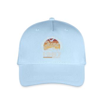 June 1987 38th Anniversary Gift June 1987 Retro - Organic Kids’ Baseball Cap - light blue - Front