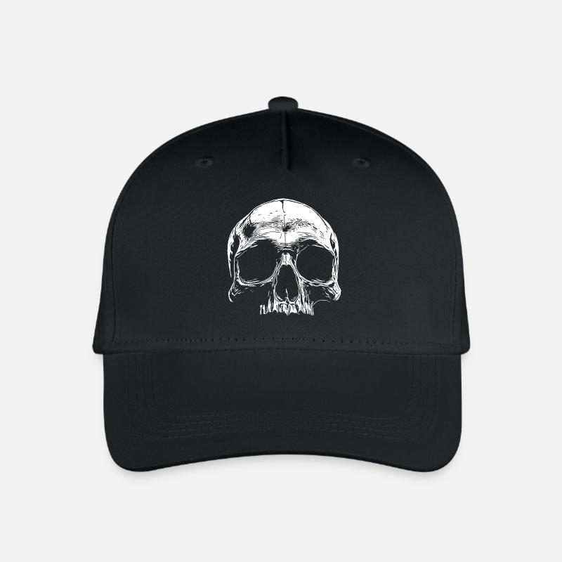 SKULL - Kinder Bio Basecap - Schwarz