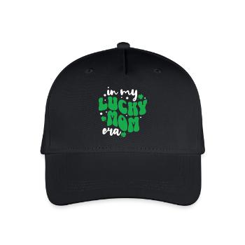 À l’époque de ma maman chanceuse – Citation de maman pour la Saint-Patrick - Casquette de baseball bio Enfant - noir - Devant