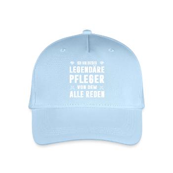 Pflegerin Geschenke Pflege Lustig Krankenpflegerin - Kinder Bio Basecap - Hellblau - Vorne