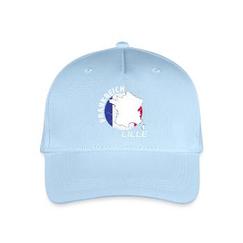 Lille - Casquette de baseball bio Enfant - bleu clair - Devant