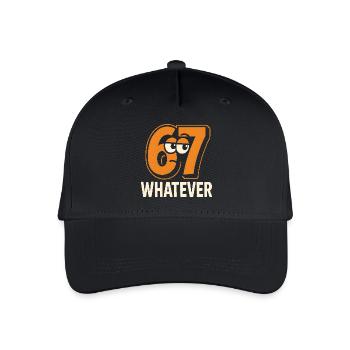 Six Seven Whatever Italian Brainrot Humor Meme - Organic Kids’ Baseball Cap - black - Front
