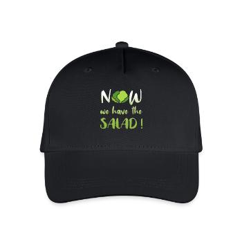 Now We Have The Salad - Organic Kids’ Baseball Cap - black - Front