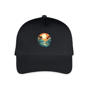 Strand - Kinder Bio Basecap - Schwarz - Vorne