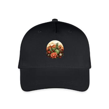 Kaktus - Kinder Bio Basecap - Schwarz - Vorne