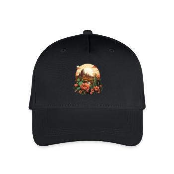 Kaktus - Kinder Bio Basecap - Schwarz - Vorne