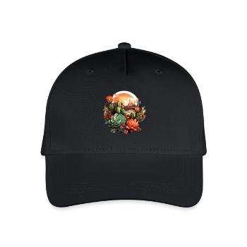 Kaktus - Kinder Bio Basecap - Schwarz - Vorne