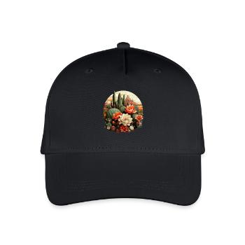 Cactus - Organic Kids’ Baseball Cap - black - Front