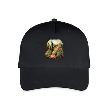 Kaktus - Kinder Bio Basecap - Schwarz - Vorne