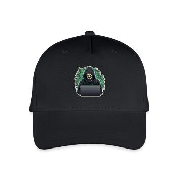 Ethical Hacker - Illustration - Kinder Bio Basecap - Schwarz - Vorne