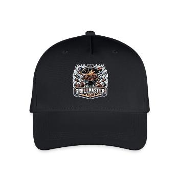 GrillMaster - Grill Illustration - Organic Kids’ Baseball Cap - black - Front