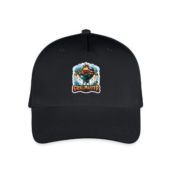 GrillMaster - Grill Illustration - Organic Kids’ Baseball Cap - black - Front