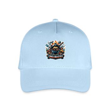 GrillMaster - Grill Illustration - Kinder Bio Basecap - Hellblau - Vorne