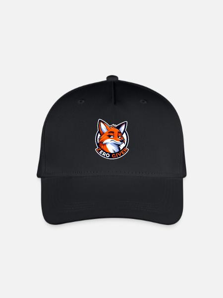 Zero Given - Fuchs Illustration - Kinder Bio Basecap - Schwarz