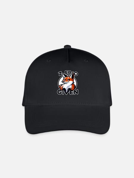 Zero Given - Fuchs Illustration - Kinder Bio Basecap - Schwarz