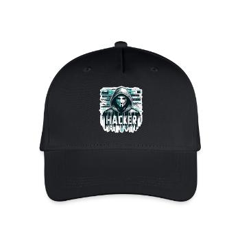 Hacker - Illustration - Casquette de baseball bio Enfant - noir - Devant