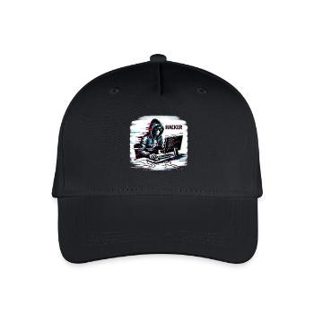Hacker - Illustration - Casquette de baseball bio Enfant - noir - Devant