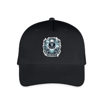 Hacker - Illustration - Casquette de baseball bio Enfant - noir - Devant