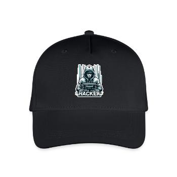 Hacker - Illustration - Casquette de baseball bio Enfant - noir - Devant
