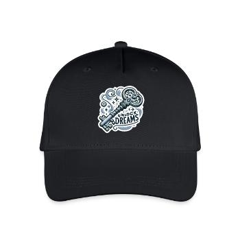 Déverrouiller les rêves - Illustration clé - Casquette de baseball bio Enfant - noir - Devant